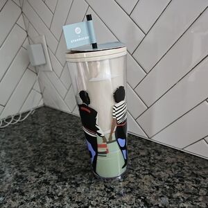 Starbucks + Lou Black History 2024 Seattle Artist Damon Brown Art Venti Cup 24oz